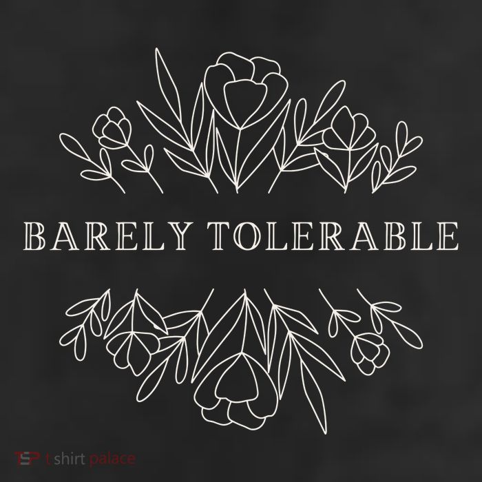 Barely Tolerable Pride And Prejudice Jane Austen Beanie
