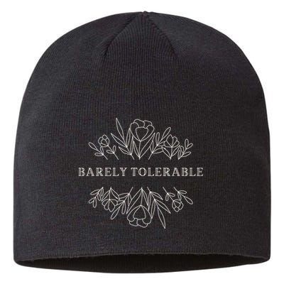 Barely Tolerable Pride And Prejudice Jane Austen Sustainable Beanie