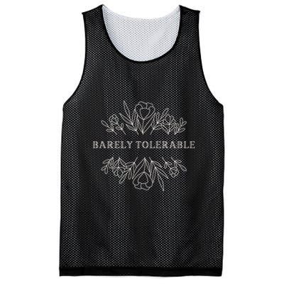 Barely Tolerable Pride And Prejudice Jane Austen Mesh Reversible Basketball Jersey Tank