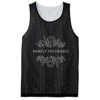 Barely Tolerable Pride And Prejudice Jane Austen Mesh Reversible Basketball Jersey Tank