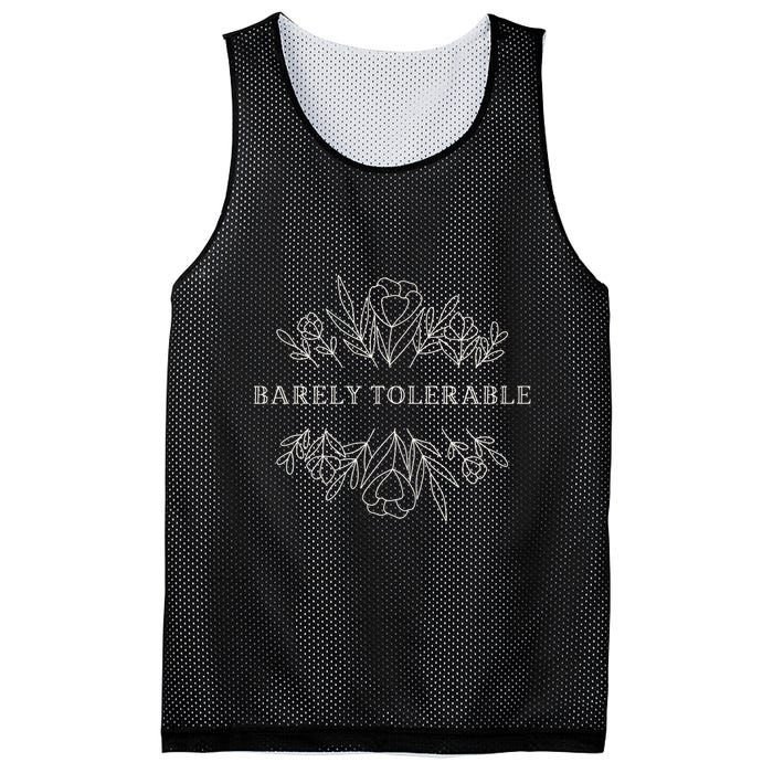 Barely Tolerable Pride And Prejudice Jane Austen Mesh Reversible Basketball Jersey Tank