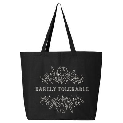 Barely Tolerable Pride And Prejudice Jane Austen 25L Jumbo Tote
