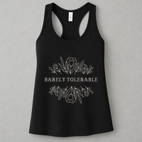 Barely Tolerable Pride And Prejudice Jane Austen Womens Tank Top