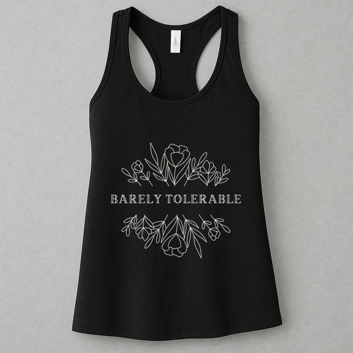 Barely Tolerable Pride And Prejudice Jane Austen Womens Tank Top