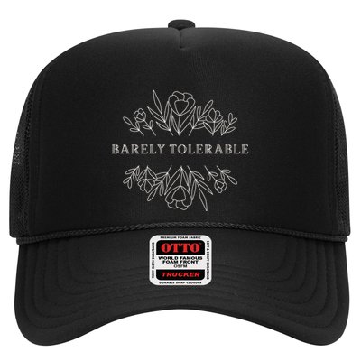 Barely Tolerable Pride And Prejudice Jane Austen Trucker Hat