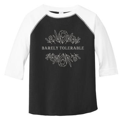 Barely Tolerable Pride And Prejudice Jane Austen Toddler Fine Jersey T-Shirt