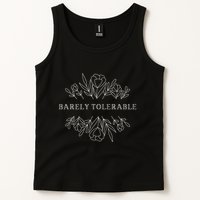 Barely Tolerable Pride And Prejudice Jane Austen Tank Top
