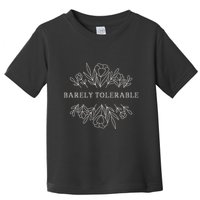 Barely Tolerable Pride And Prejudice Jane Austen Toddler T-Shirt