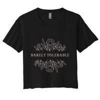Barely Tolerable Pride And Prejudice Jane Austen Crop Top