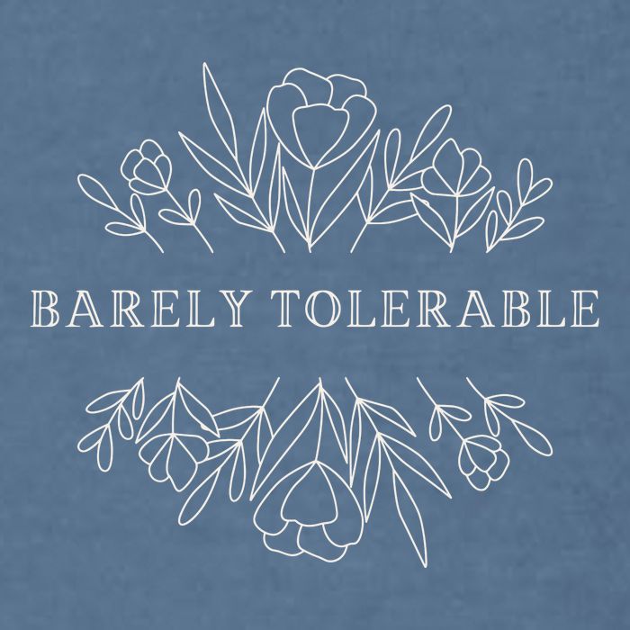 Barely Tolerable Pride And Prejudice Jane Austen Garment-Dyed Sweatshirt