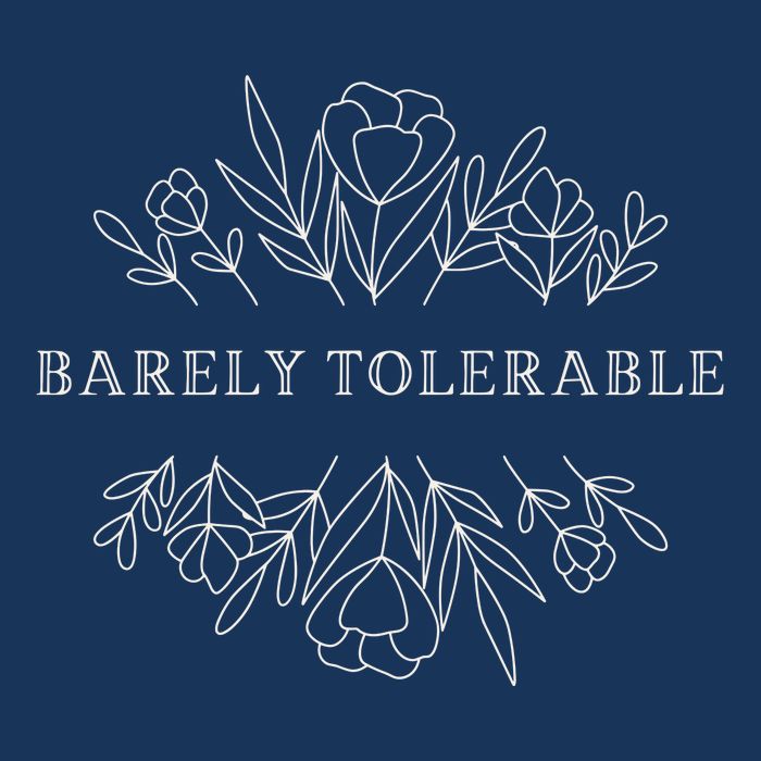 Barely Tolerable Pride And Prejudice Jane Austen Infant Baby Jersey Bodysuit
