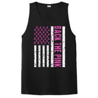 Back The Pink Breast Cancer Awareness Flag PosiCharge Competitor Tank