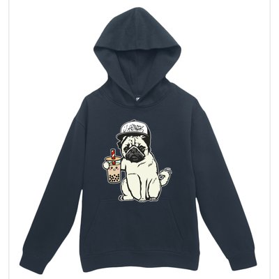 Babu the Pug Dog Drinking Bubble Tea, Justin Ashar Snapback Tank Top Urban Pullover Hoodie