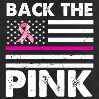 Back The Pink Breast Cancer Awareness Thin Line Trucker Hat
