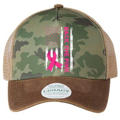 Back The Pink Breast Cancer Awareness Legacy Tie Dye Trucker Hat