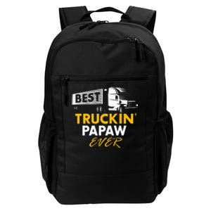 Best Truckin Papaw Ever Funny Quote trucker Gift Graphic Daily Commute Backpack