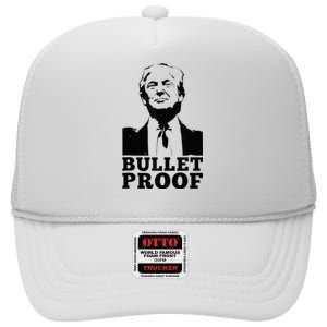 Bulletproof Trump President Bulletproof Trump High Crown Mesh Back Trucker Hat