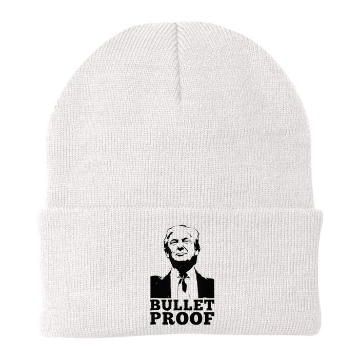 Bulletproof Trump President Bulletproof Trump Knit Cap Winter Beanie