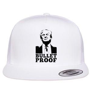 Bulletproof Trump President Bulletproof Trump Flat Bill Trucker Hat