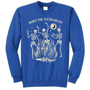 Burn The Patriarchy Funny Feminist Halloween Great Gift Sweatshirt