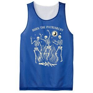 Burn The Patriarchy Funny Feminist Halloween Great Gift Mesh Reversible Basketball Jersey Tank