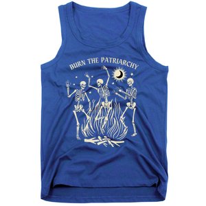 Burn The Patriarchy Funny Feminist Halloween Great Gift Tank Top