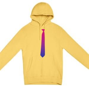 Bisexuality Tie Pride Funny Lgbt Equality Awareness Humor Gift Premium Pullover Hoodie