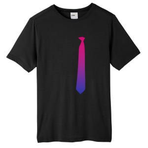 Bisexuality Tie Pride Funny Lgbt Equality Awareness Humor Gift Tall Fusion ChromaSoft Performance T-Shirt