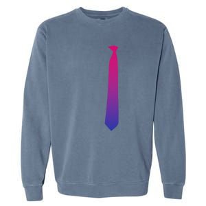 Bisexuality Tie Pride Funny Lgbt Equality Awareness Humor Gift Garment-Dyed Sweatshirt