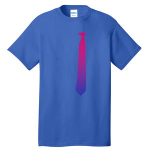 Bisexuality Tie Pride Funny Lgbt Equality Awareness Humor Gift Tall T-Shirt