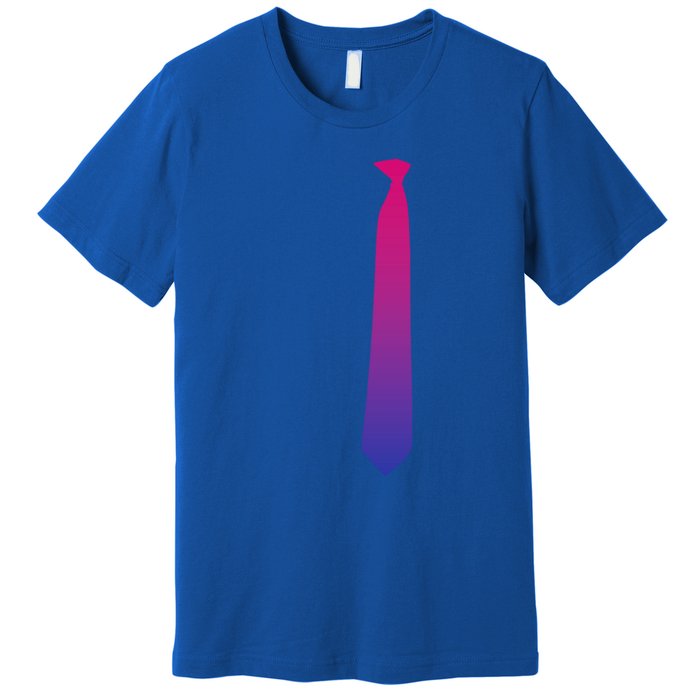 Bisexuality Tie Pride Funny Lgbt Equality Awareness Humor Gift Premium T-Shirt