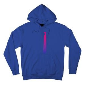 Bisexuality Tie Pride Funny Lgbt Equality Awareness Humor Gift Tall Hoodie