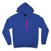 Bisexuality Tie Pride Funny Lgbt Equality Awareness Humor Gift Tall Hoodie