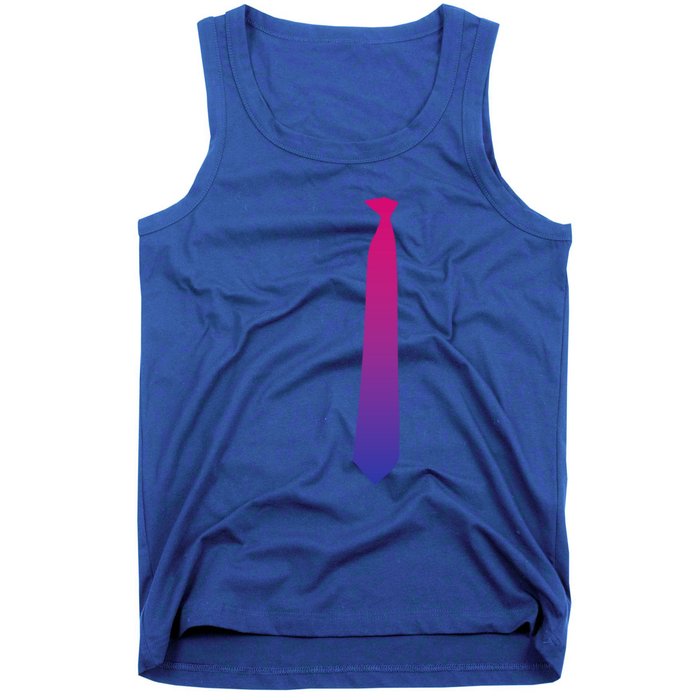 Bisexuality Tie Pride Funny Lgbt Equality Awareness Humor Gift Tank Top