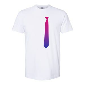 Bisexuality Tie Pride Funny Lgbt Equality Awareness Humor Gift Softstyle CVC T-Shirt