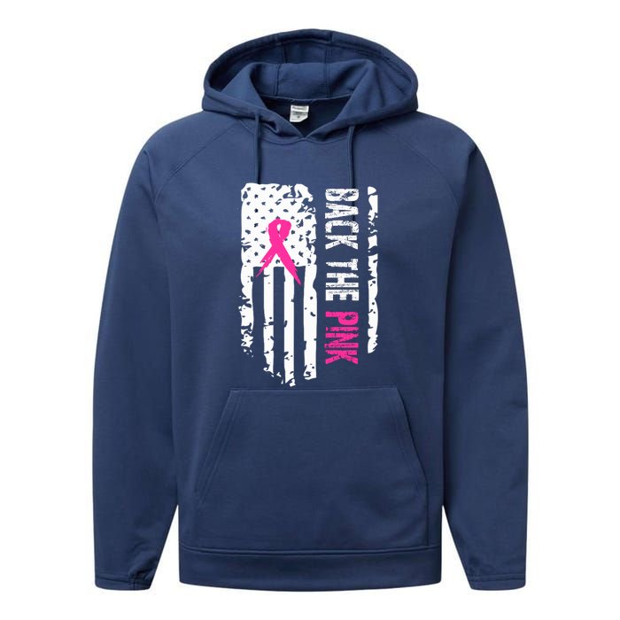 Back The Pink | Breast Cancer Performance Fleece Hoodie