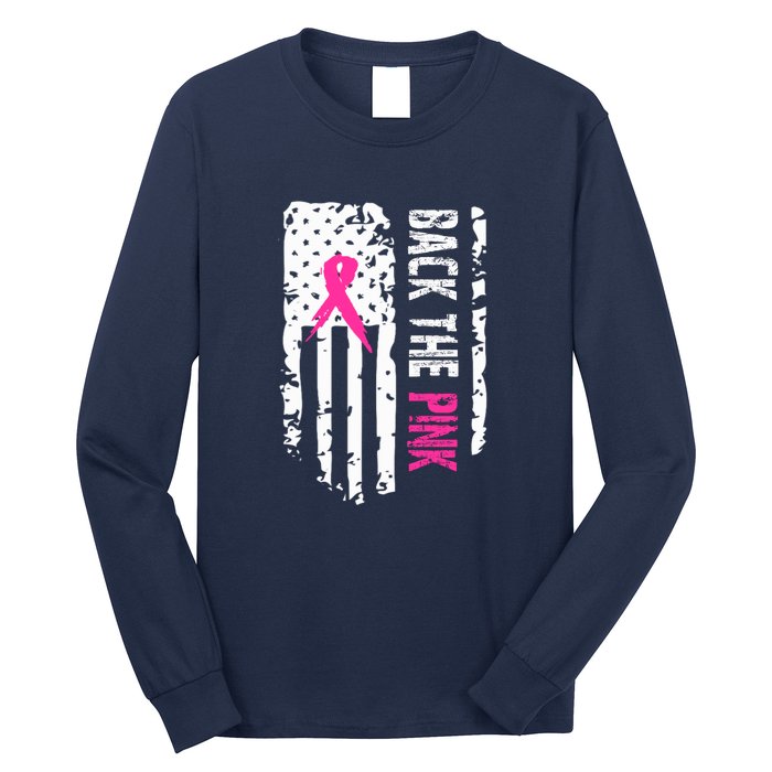 Back The Pink | Breast Cancer Long Sleeve Shirt