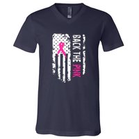 Back The Pink | Breast Cancer V-Neck T-Shirt