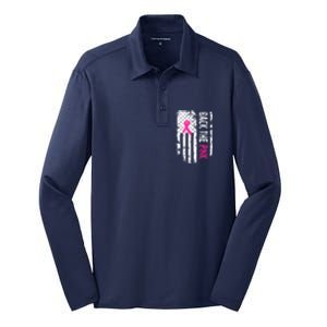 Back The Pink | Breast Cancer Silk Touch Performance Long Sleeve Polo