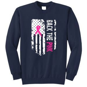 Back The Pink | Breast Cancer Tall Sweatshirt