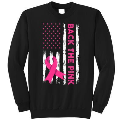 Back The Pink Breast Cancer Awareness Sweatshirt