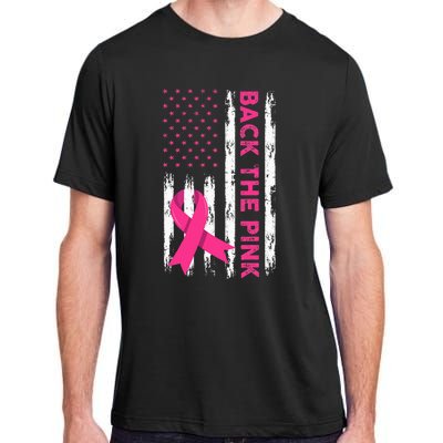 Back The Pink Breast Cancer Awareness Adult ChromaSoft Performance T-Shirt