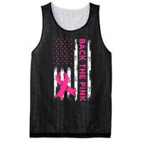 Back The Pink Breast Cancer Awareness Mesh Reversible Basketball Jersey Tank