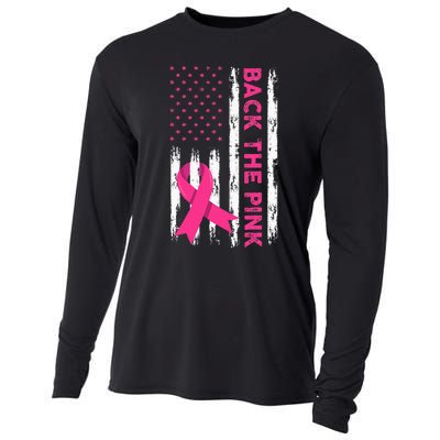 Back The Pink Breast Cancer Awareness Cooling Performance Long Sleeve Crew