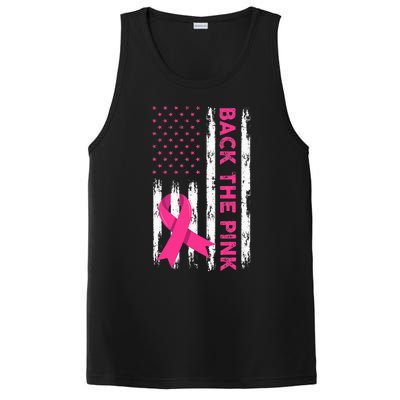 Back The Pink Breast Cancer Awareness PosiCharge Competitor Tank