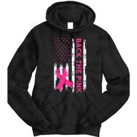 Back The Pink Breast Cancer Awareness Tie Dye Hoodie