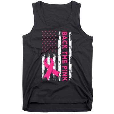 Back The Pink Breast Cancer Awareness Tank Top