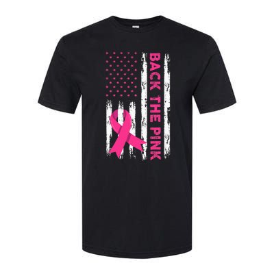 Back The Pink Breast Cancer Awareness Softstyle CVC T-Shirt