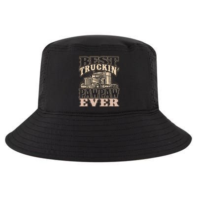 Best Truckin Pawpaw Ever Vinatge Trucker Fathers Day Gift Cool Comfort Performance Bucket Hat