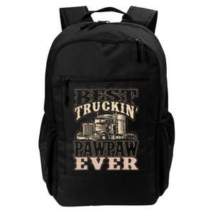 Best Truckin Pawpaw Ever Vinatge Trucker Fathers Day Gift Daily Commute Backpack